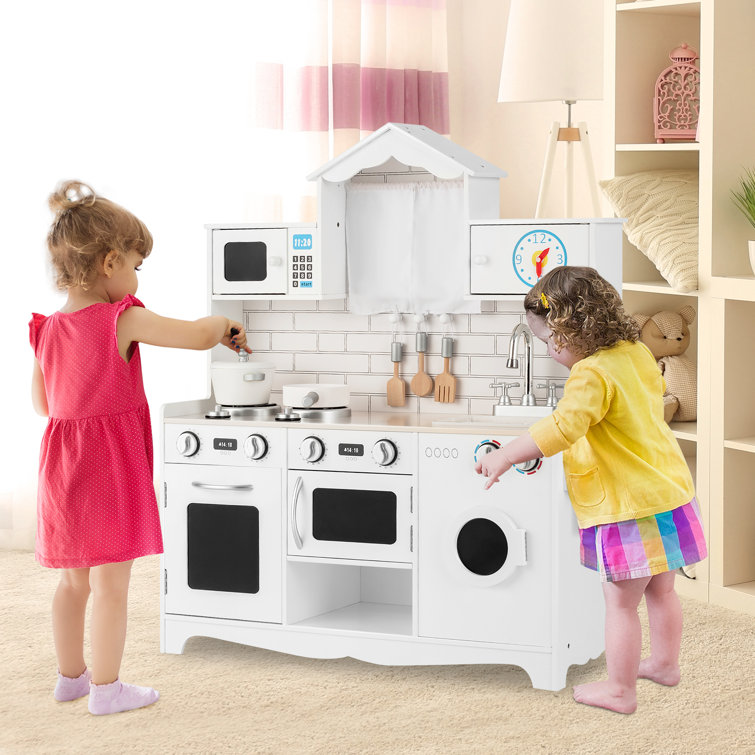 Play kitchen shop appliance set